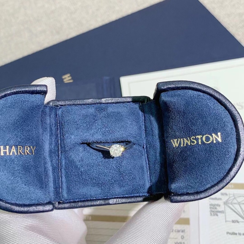 Harry Winston 海瑞溫斯頓0.5克拉鑽戒51號，0.5克拉，D色，vvs1，2019年購入-1