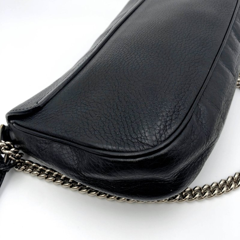 GUCCI 經典SOHO系列雙G LOGO流蘇包,逛街包,隨身包,斜背包,肩背包,側背包,二手真品,正品,現貨,免運-22