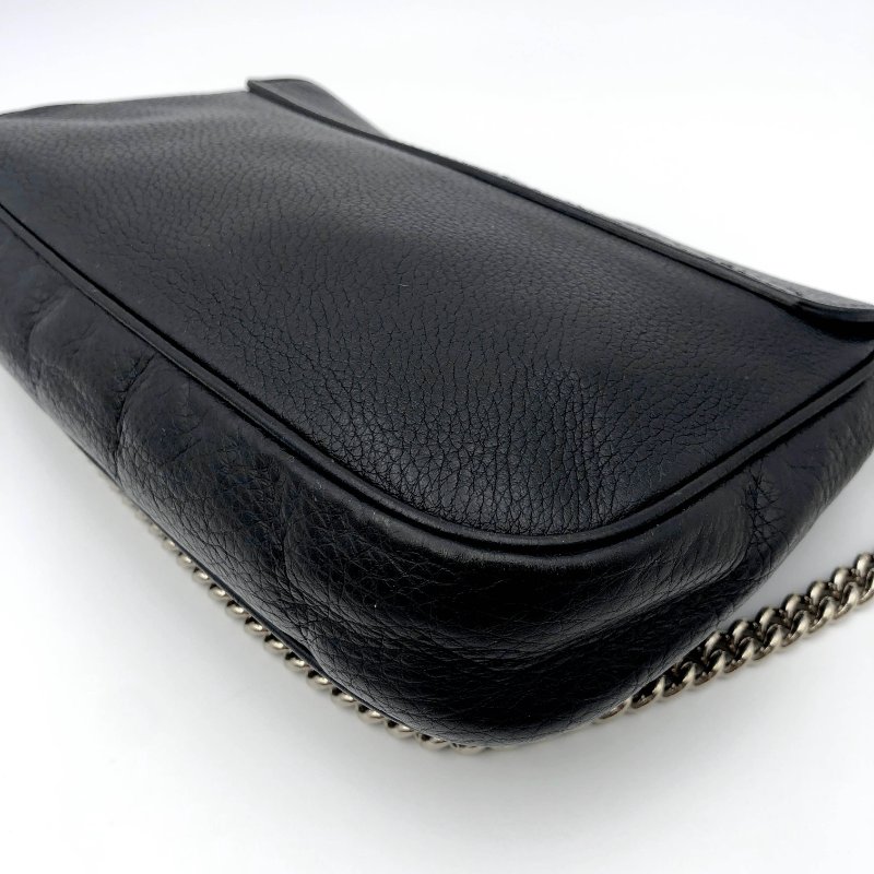 GUCCI 經典SOHO系列雙G LOGO流蘇包,逛街包,隨身包,斜背包,肩背包,側背包,二手真品,正品,現貨,免運-23