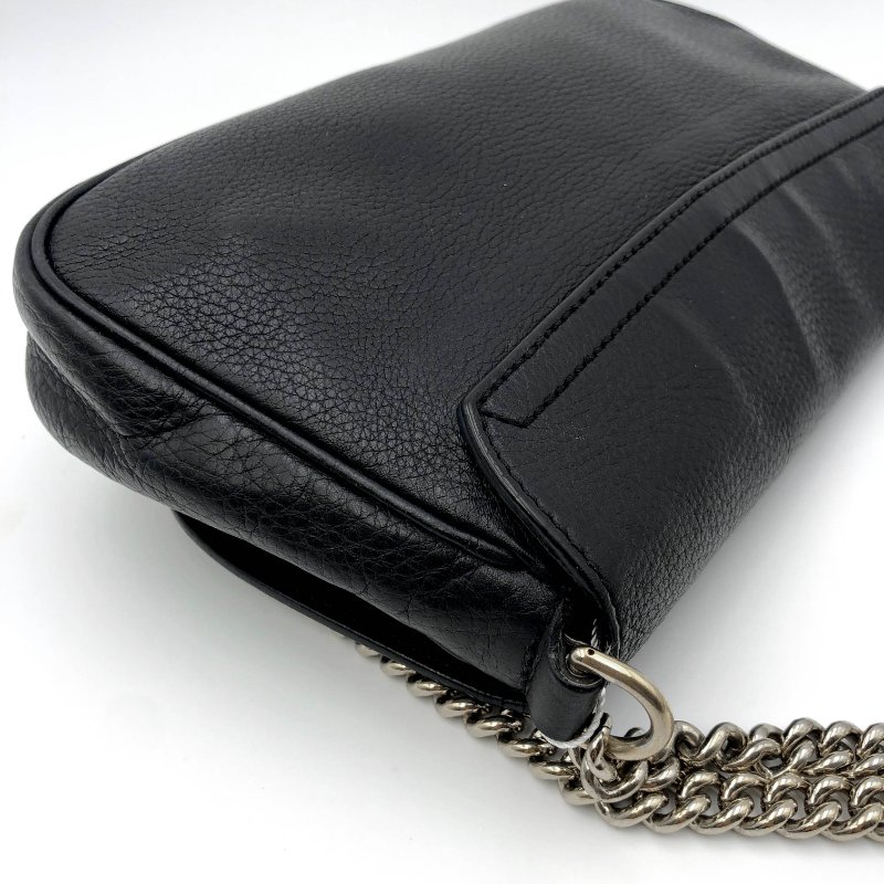 GUCCI 經典SOHO系列雙G LOGO流蘇包,逛街包,隨身包,斜背包,肩背包,側背包,二手真品,正品,現貨,免運-24