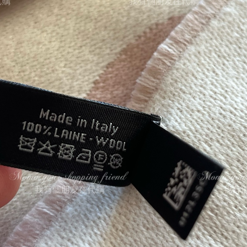 《全新》香奈兒24A雙色圍巾—乾燥玫瑰粉-2