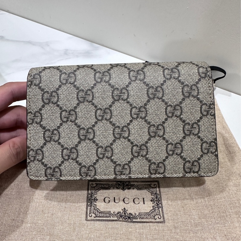 Gucci 酒神mini 銀鍊包-2