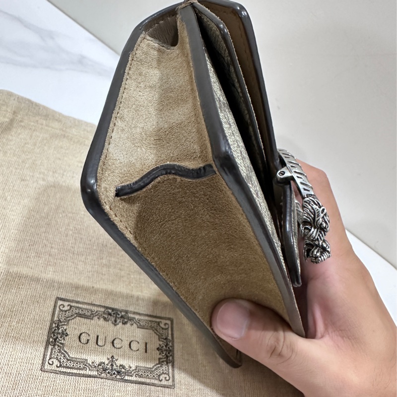 Gucci 酒神mini 銀鍊包-6