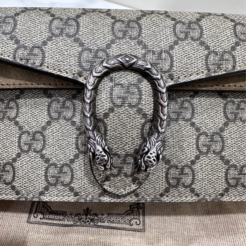 Gucci 酒神mini 銀鍊包-8