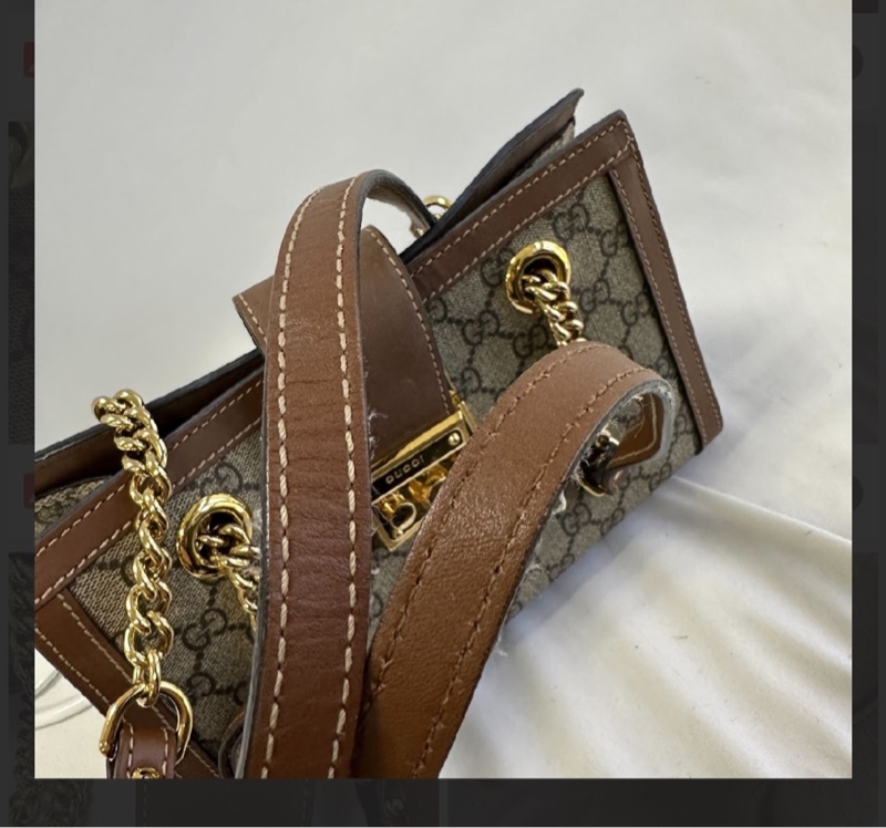 Gucci padlock 棕色小號肩包-13