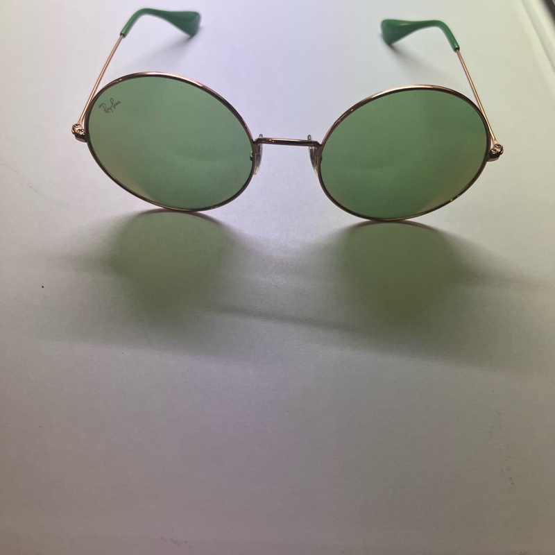 Rayban 雷朋圓框淺色墨鏡 太陽眼鏡-2