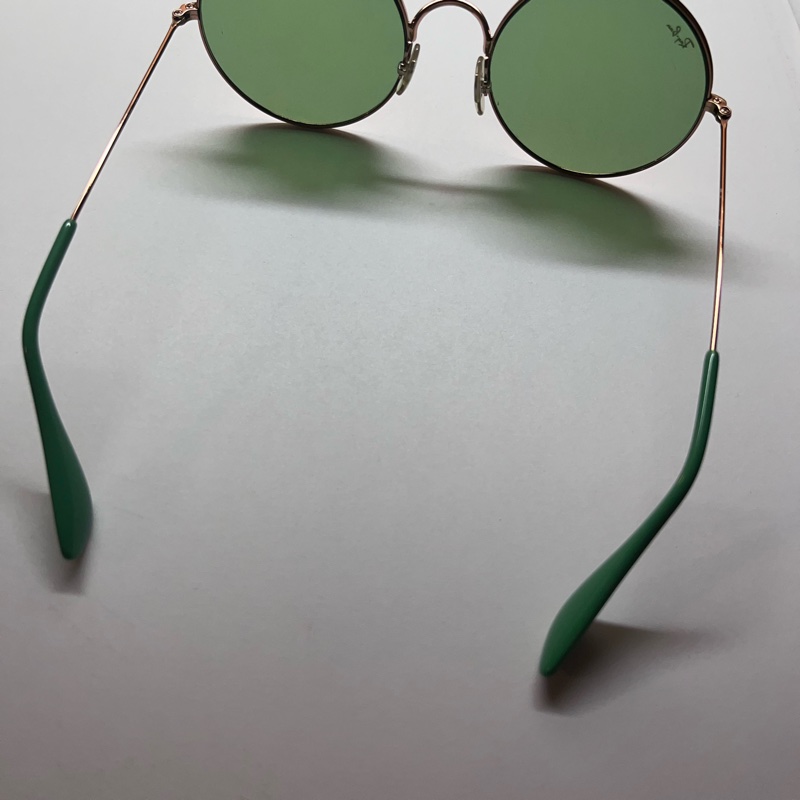 Rayban 雷朋圓框淺色墨鏡 太陽眼鏡-4