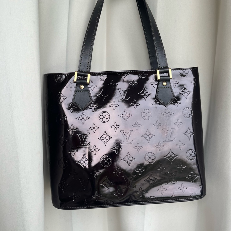 「🍖中秋檔期下殺🍖」(原廠防塵袋 米色內裏)LV Vernis 薇薇安 肩背包 手提包👜-1