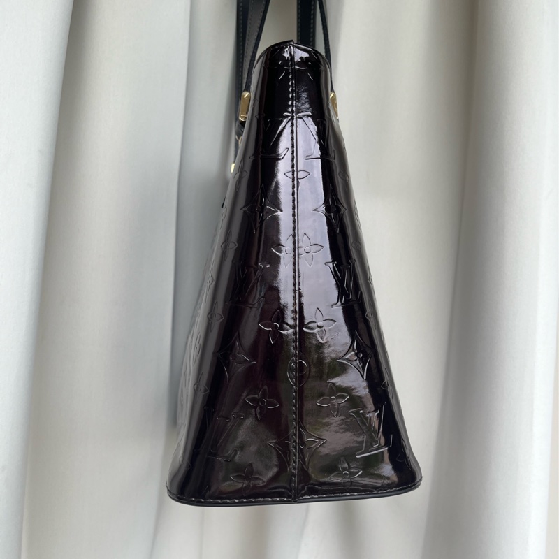 「🍖中秋檔期下殺🍖」(原廠防塵袋 米色內裏)LV Vernis 薇薇安 肩背包 手提包👜-4