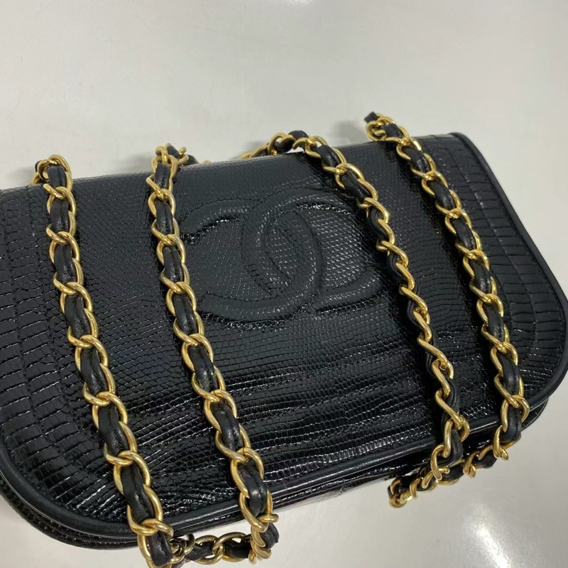 Chanel 蜥蜴皮相機包-0