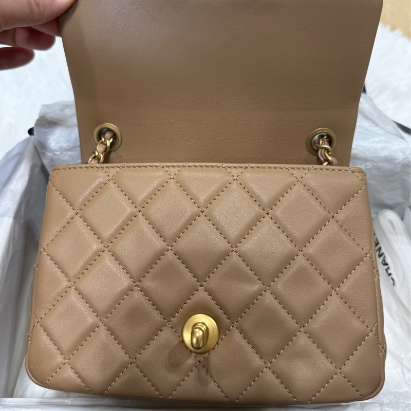 最後降價刊登 7月底下架 Chanel 霧金鏈coco焦糖奶茶 金球 方胖 香奈兒-8