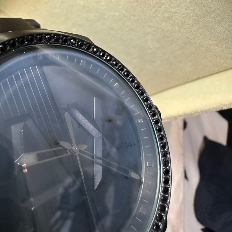 armani Exchange黑鑽男錶-2