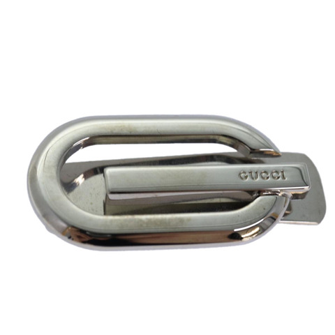 GUCCI 錢夾 金屬 銀色 正品 am6487A