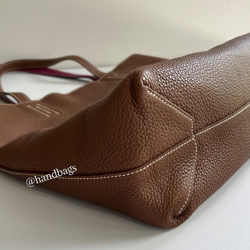 HERMES Double Sens 45 手提包 托特包 雙面 栗子色/ 托斯卡紫色-2