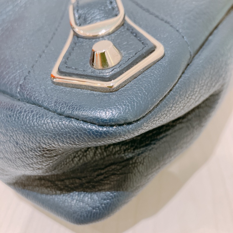BALENCIAGA 巴黎世家復古皮城市兩用包包METALLIC EDGE CITYS TOWN BAG CALFSKIN-5