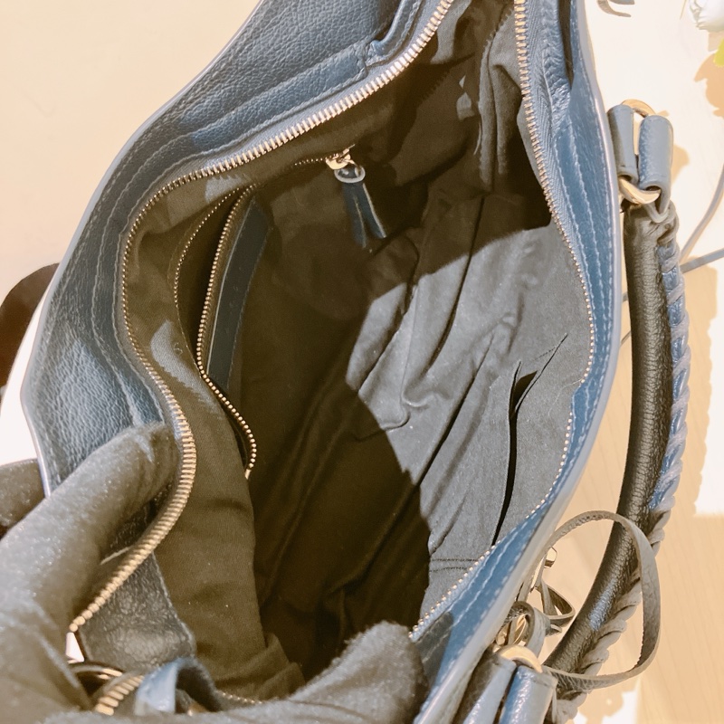 BALENCIAGA 巴黎世家復古皮城市兩用包包METALLIC EDGE CITYS TOWN BAG CALFSKIN-14