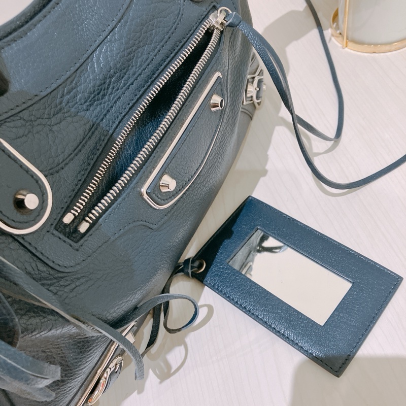 BALENCIAGA 巴黎世家復古皮城市兩用包包METALLIC EDGE CITYS TOWN BAG CALFSKIN-15