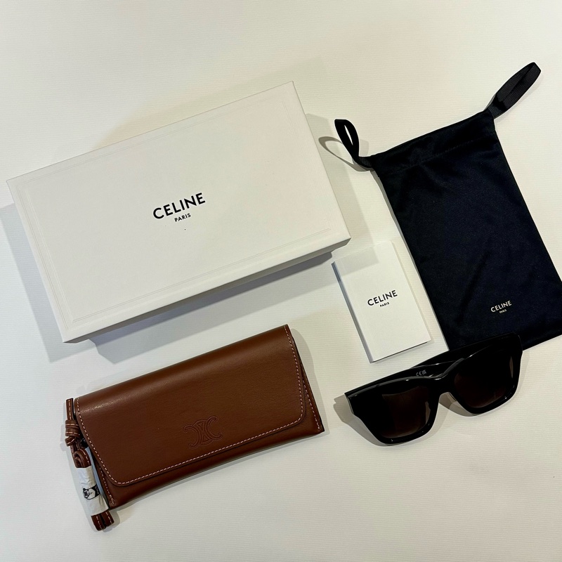 ✨Celine 大logo墨鏡✨-0