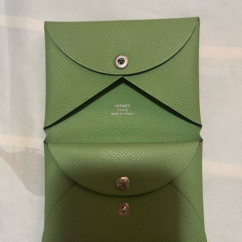 HERMES Calvi Duo 牛油果綠🥑-11