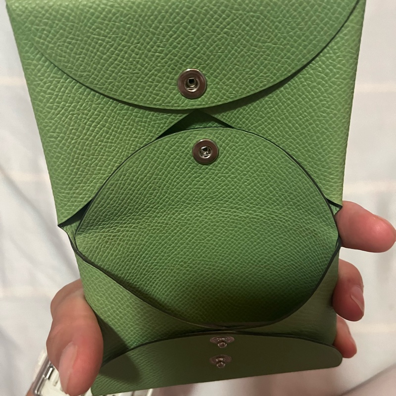 HERMES Calvi Duo 牛油果綠🥑-4
