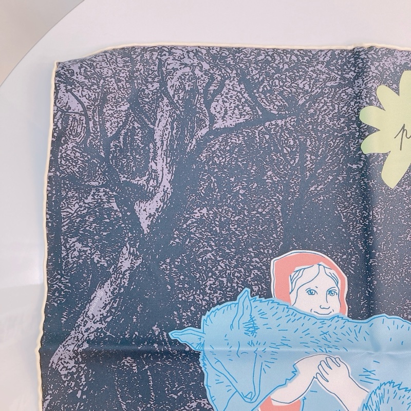 TW3668 愛馬仕 45x45 絲質方巾 一生的朋友-7