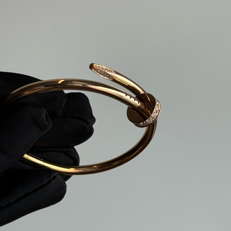 (客訂)🤍Cartier 釘子手環/玫瑰金配鑽🤍無花果精品-6