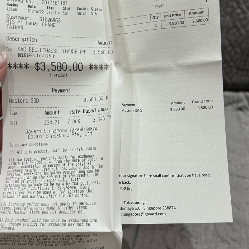 Goyard BELLECHASSE BIAUDE PM-28