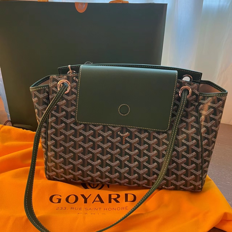 goyard rouette綠色單肩斜背多用包-0