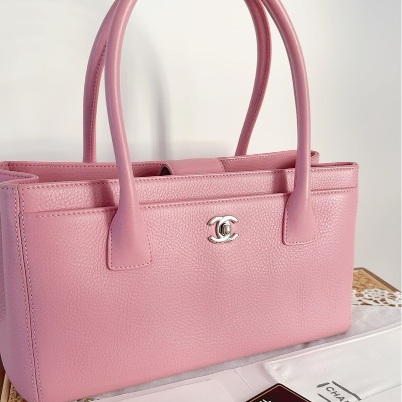 Chanel Cerf 小號 粉紅色公事包-1