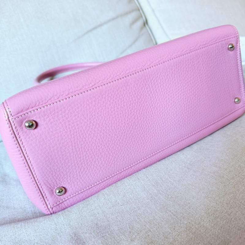 Chanel Cerf 小號 粉紅色公事包-4