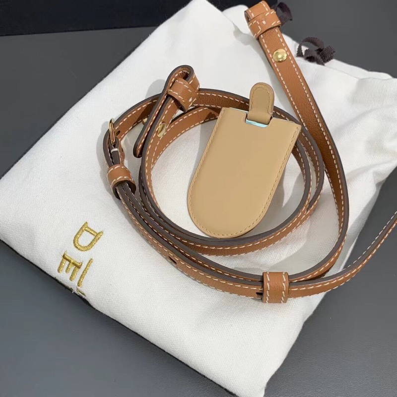 Delvaux德爾沃brillant外縫焦糖色橫版中號 單肩手提斜跨包-6