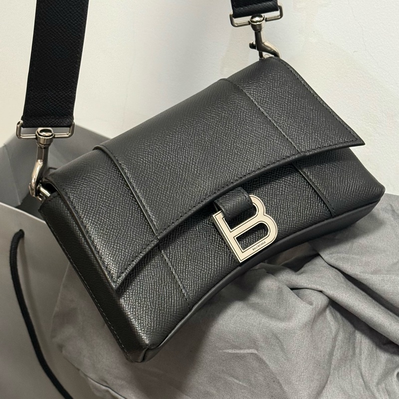 經典巴黎世家沙漏包 男包 balenciaga down town xxs-1