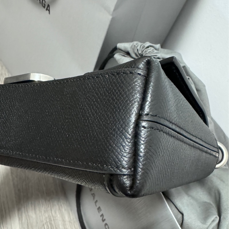 經典巴黎世家沙漏包 男包 balenciaga down town xxs-3