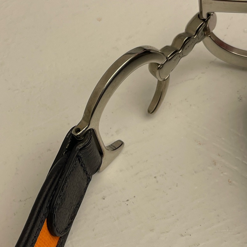 ▪️富貴選物FUGUEI▪️DIOR 海盜爺 飛行員系列 深藍色老花馬鞍包 銀釦-23