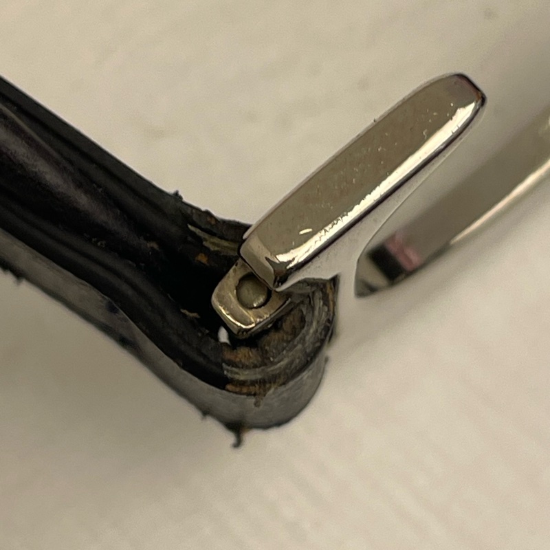 ▪️富貴選物FUGUEI▪️DIOR 海盜爺 飛行員系列 深藍色老花馬鞍包 銀釦-25