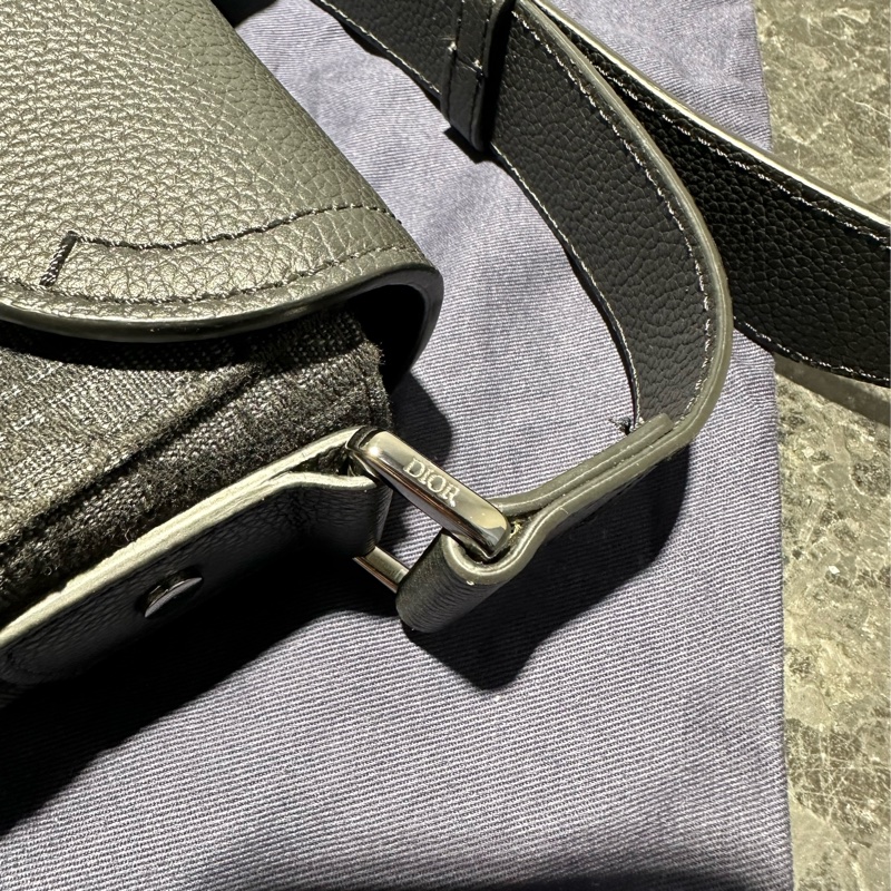 Dior Saddle小型翻蓋郵差包-5