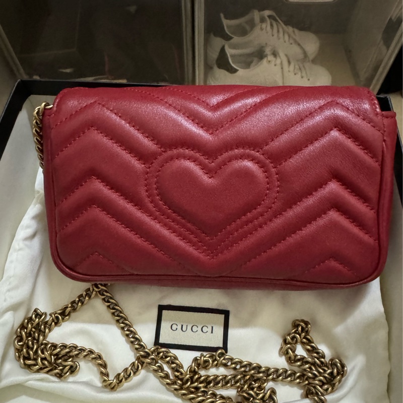 Gucci supermini 鏈條斜背包-1
