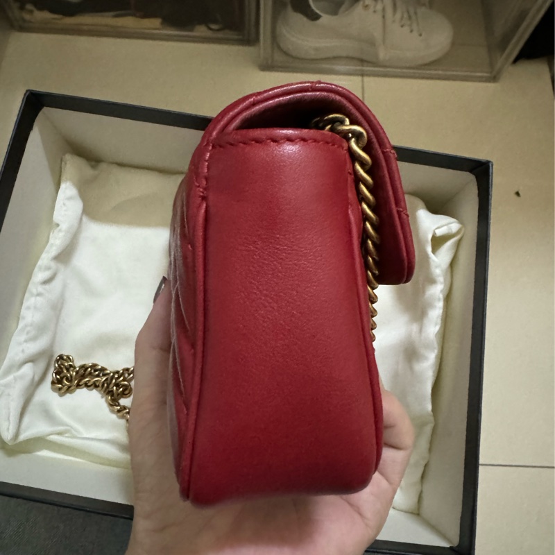 Gucci supermini 鏈條斜背包-2