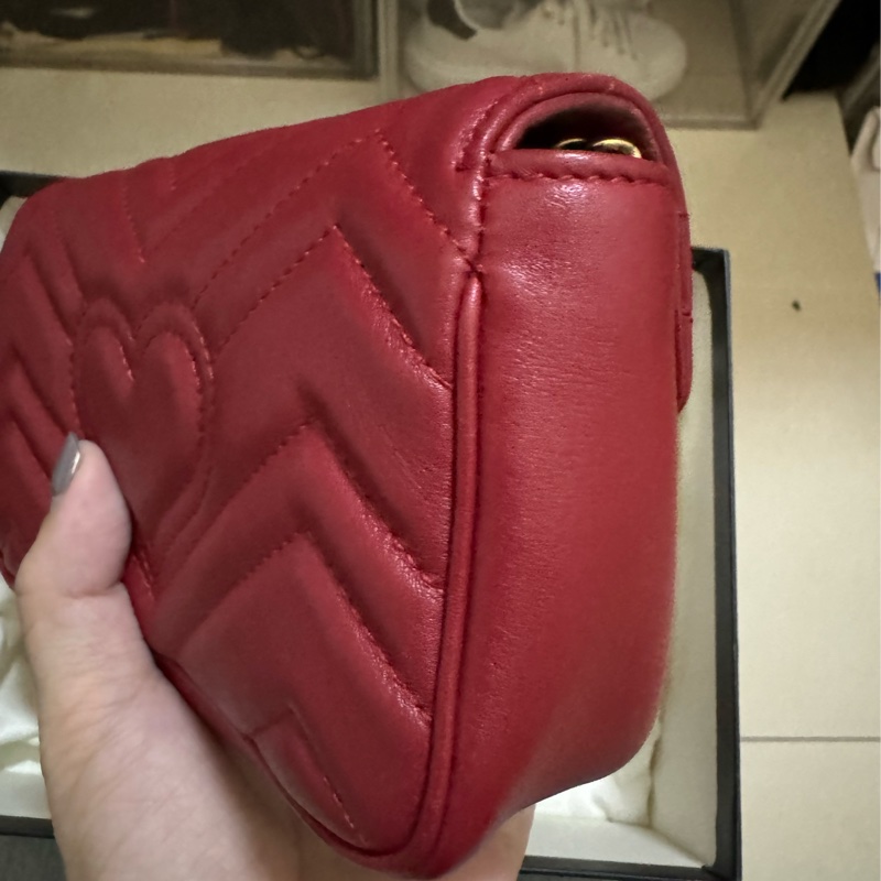 Gucci supermini 鏈條斜背包-3