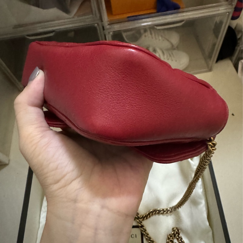 Gucci supermini 鏈條斜背包-6