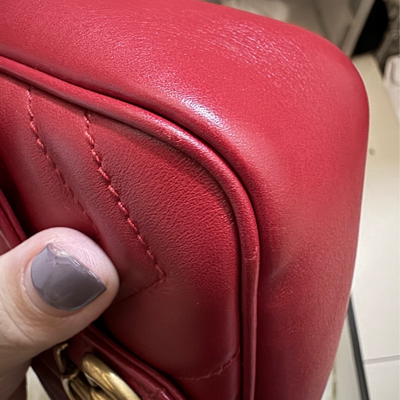 Gucci supermini 鏈條斜背包-8