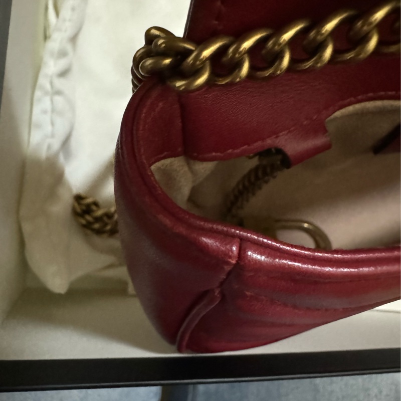 Gucci supermini 鏈條斜背包-10