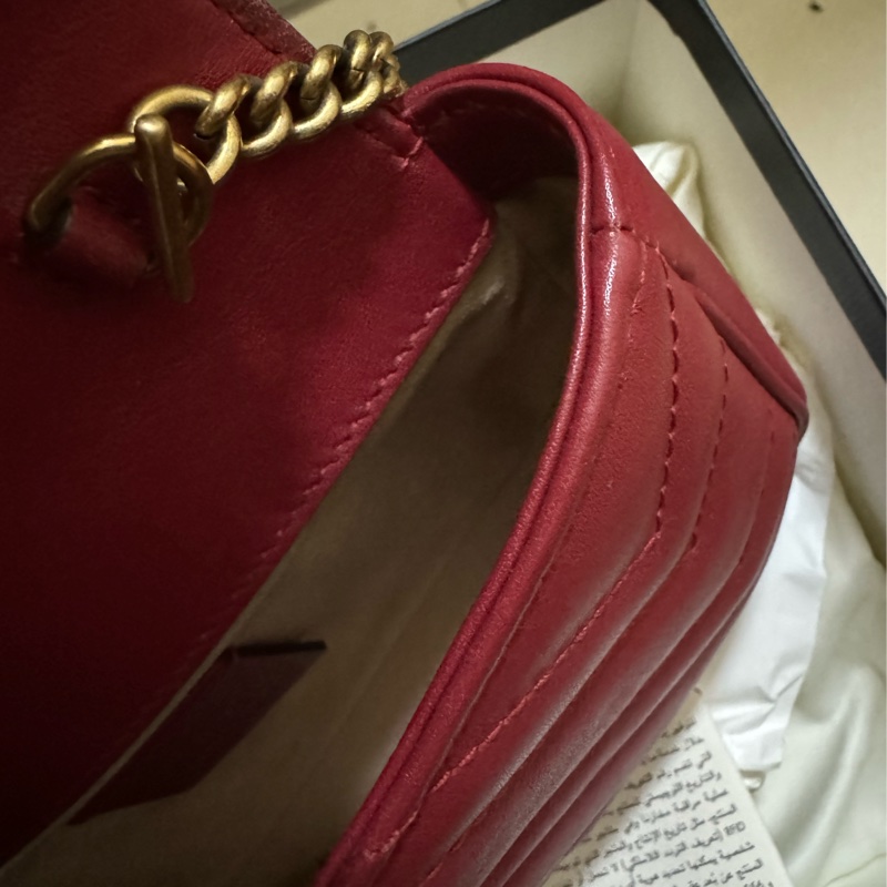 Gucci supermini 鏈條斜背包-11