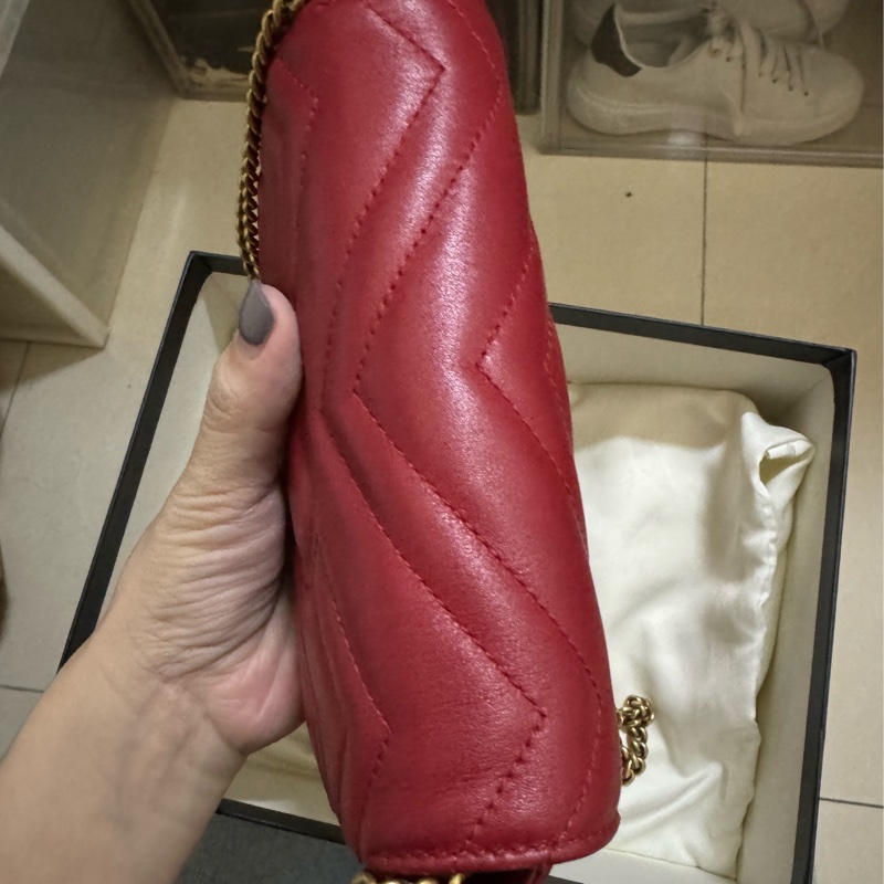 Gucci supermini 鏈條斜背包-15