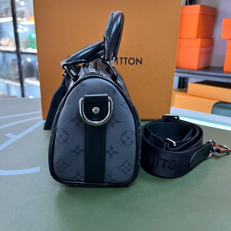 Louis Vuitton 黑武士 老花 Keepall 25 2024年收據🩶-1