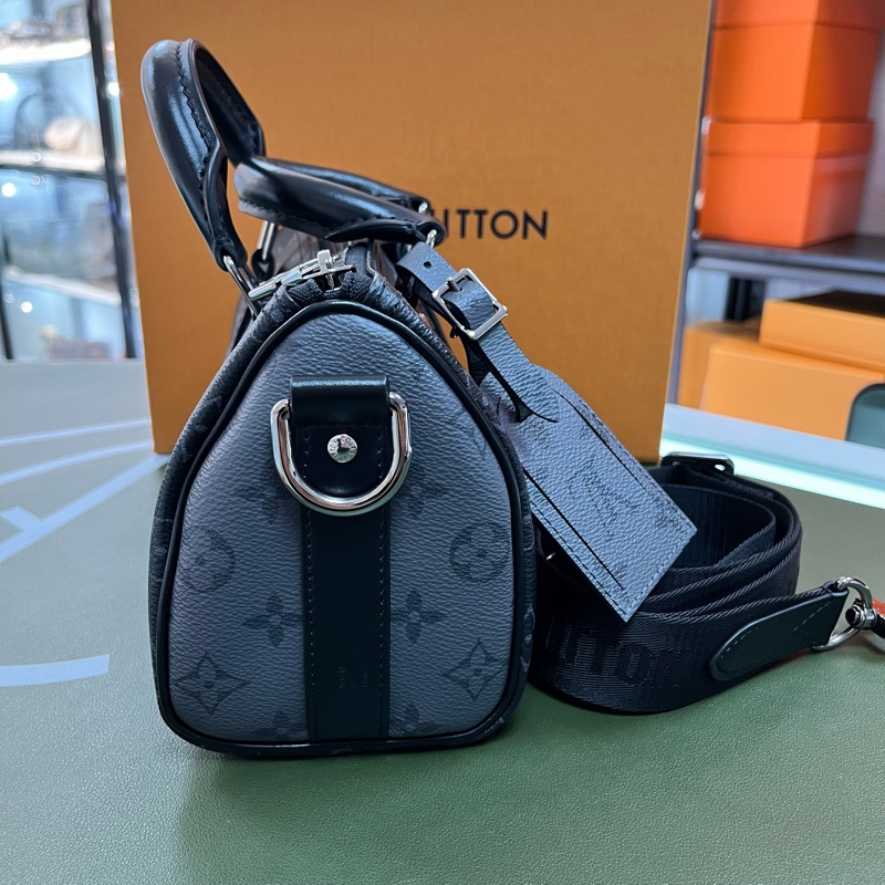 Louis Vuitton 黑武士 老花 Keepall 25 2024年收據🩶-3