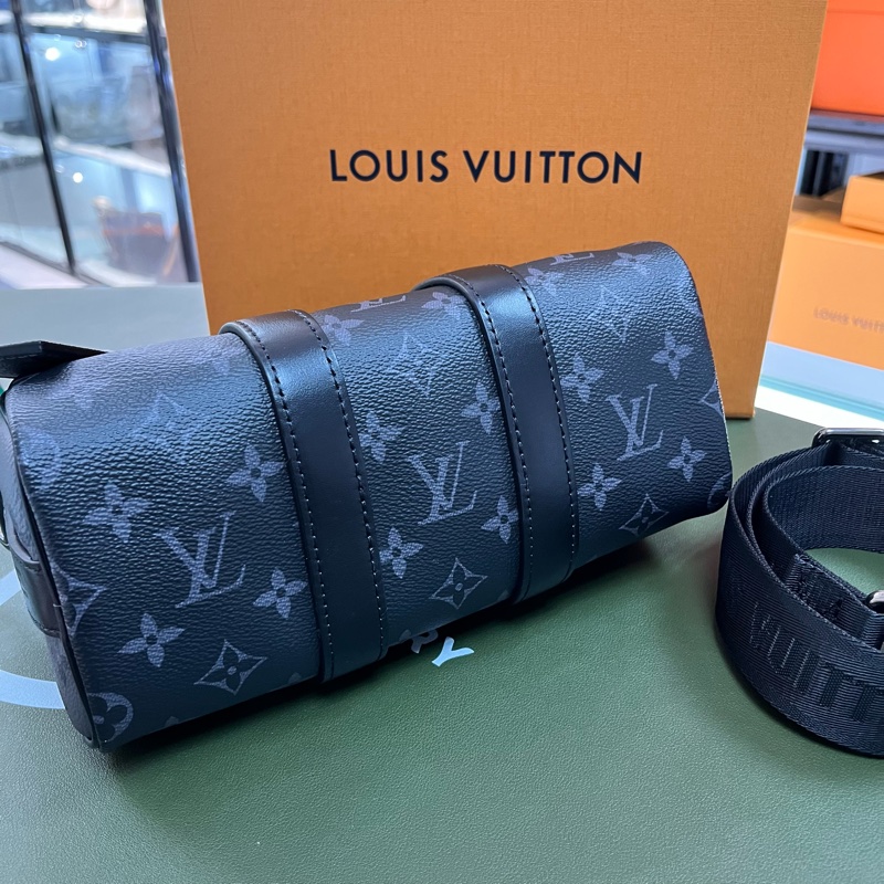 Louis Vuitton 黑武士 老花 Keepall 25 2024年收據🩶-5
