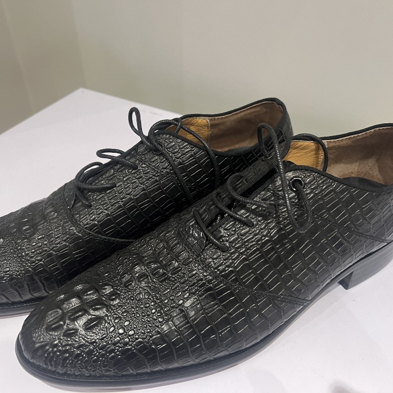 愛馬仕皮鞋，出清價，鱷魚紋，無鞋盒-0