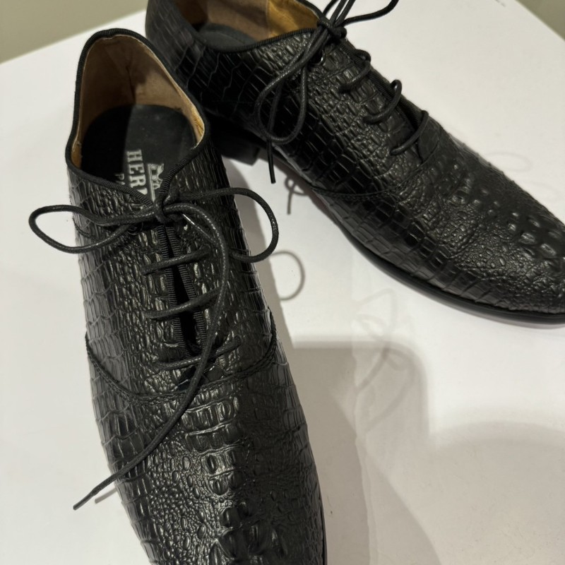 愛馬仕皮鞋，出清價，鱷魚紋，無鞋盒-5