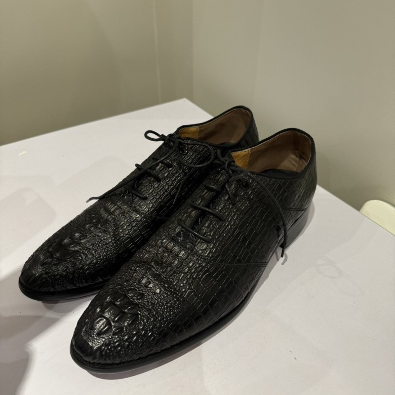 愛馬仕皮鞋，出清價，鱷魚紋，無鞋盒-8